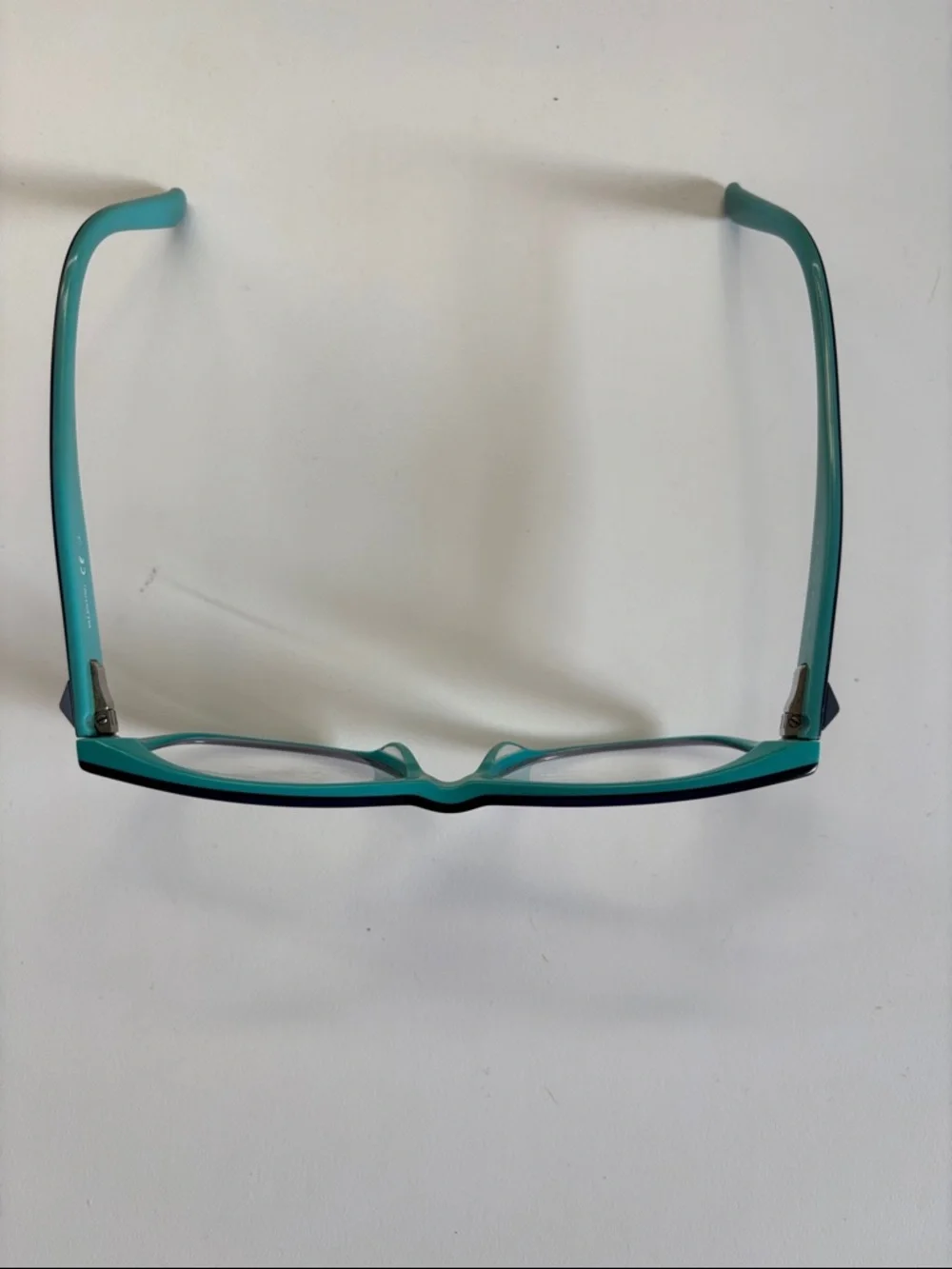 Valentino Black Frame with Teal Temples Women's Glasses